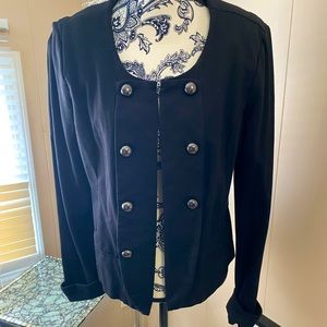 Military-Style Open Jacket